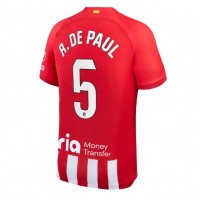 Pánský Fotbalový dres Atletico Madrid Rodrigo De Paul #5 2023-24 Domácí Krátký Rukáv